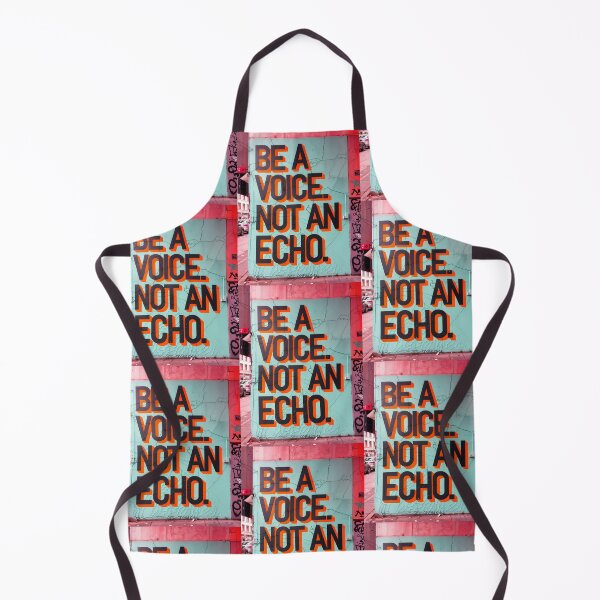 Item preview, Be A Voice Not An Echo Positive Motivational Quote designed and sold by TheArtOfPat.
