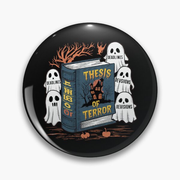 Item preview, Thesis of terror, funny PhD and Halloween designed and sold by NoetherSym.