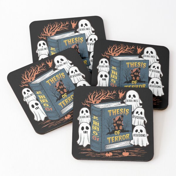 Item preview, Thesis of terror, funny PhD and Halloween designed and sold by NoetherSym.