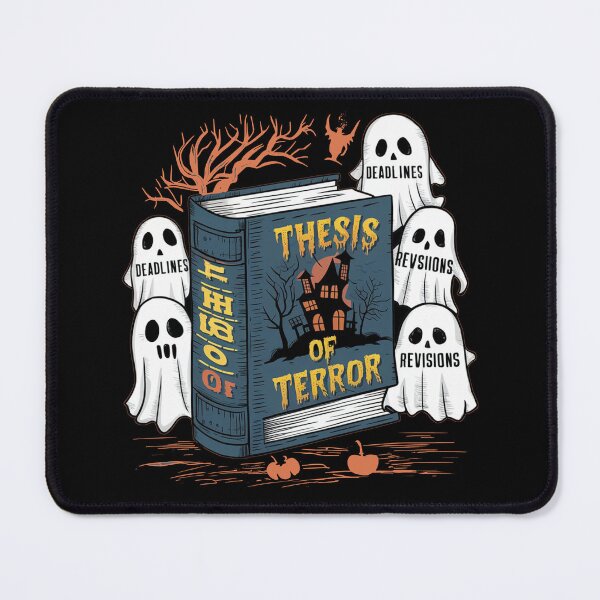 Item preview, Thesis of terror, funny PhD and Halloween designed and sold by NoetherSym.