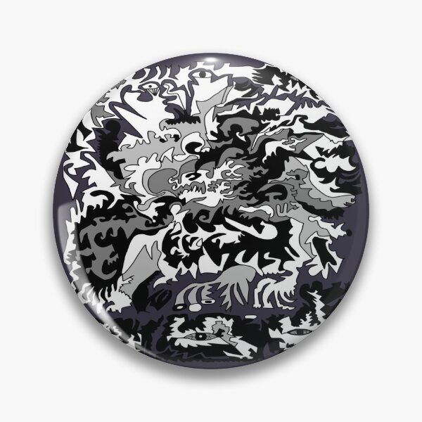 Item preview, Creatures - Greyscale designed and sold by ZikuPrints.