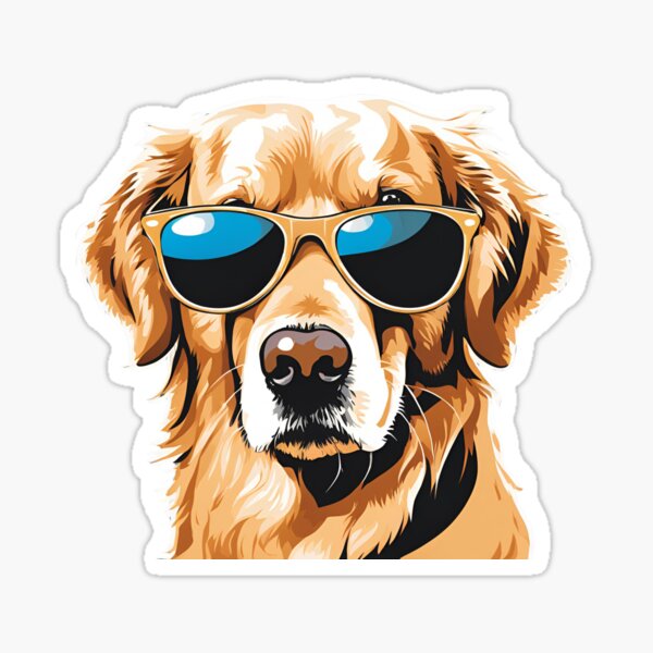 Item preview, Golden Retriever Sonnenbrille Hund designed and sold by SeaStarAlex.