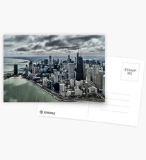Beautiful Chicago from a Helicopter Postcards