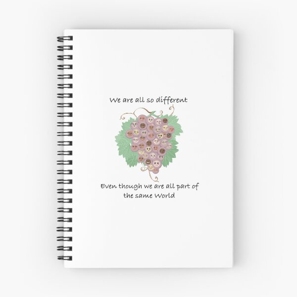 Item preview, We are all so different, even though we are all part of the same World. Inspiration Quote. Digital Sketching designed and sold by DigiPicStock.