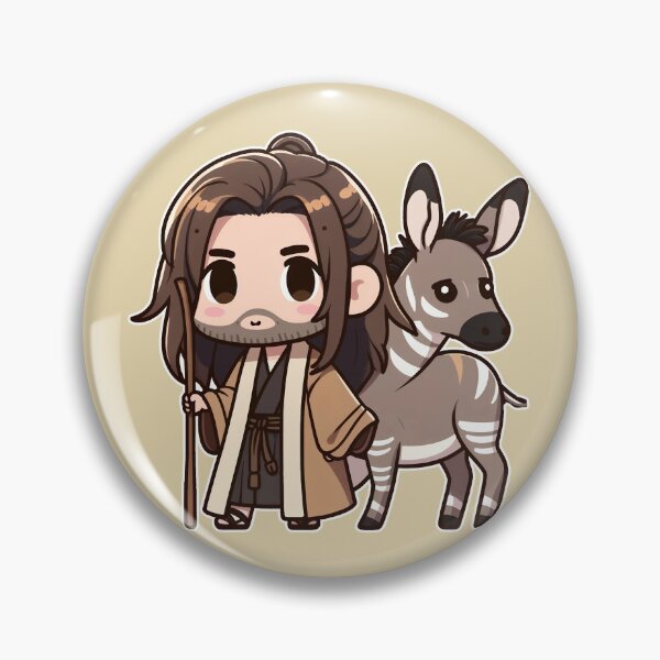 Item preview, Okapi and Jesus x Okapi and Jesus designed and sold by The  Knick Knack Nook.
