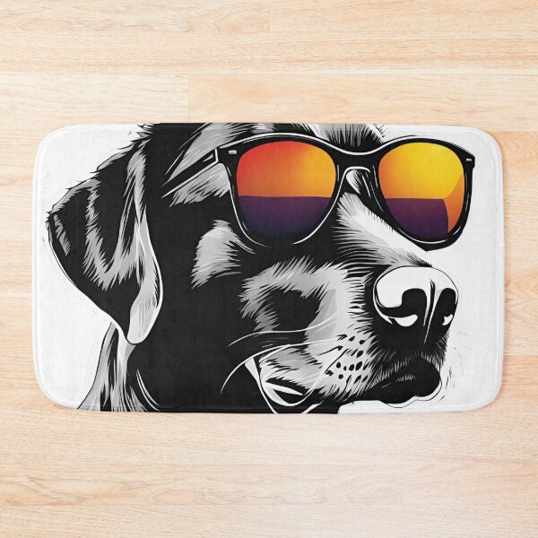 Aperçu de l'œuvre Lunettes de soleil pour chien Black Lab créée et vendue par SeaStarAlex.