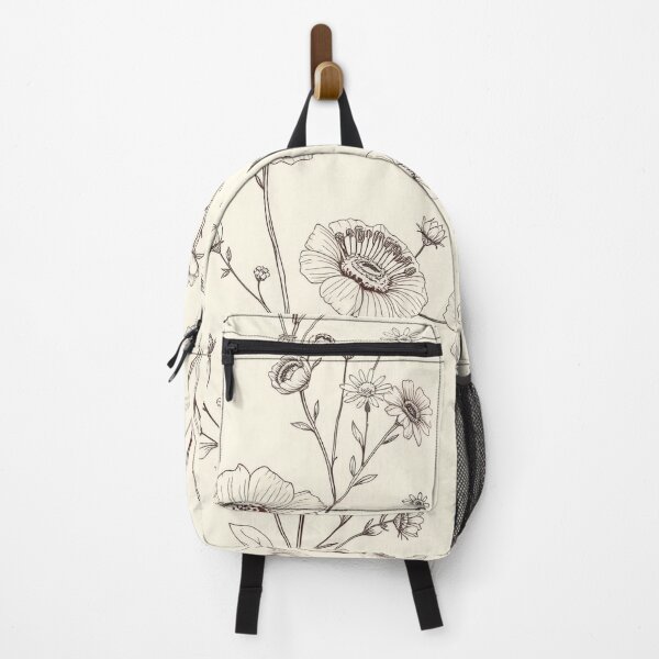 Item preview, Elegant Wildflower Toile de Jouy Pattern designed and sold by SeamPix.