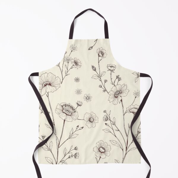 Item preview, Elegant Wildflower Toile de Jouy Pattern designed and sold by SeamPix.