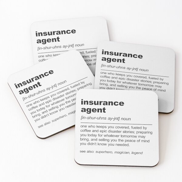 Item preview, Insurance Agent Definition designed and sold by stylesip.