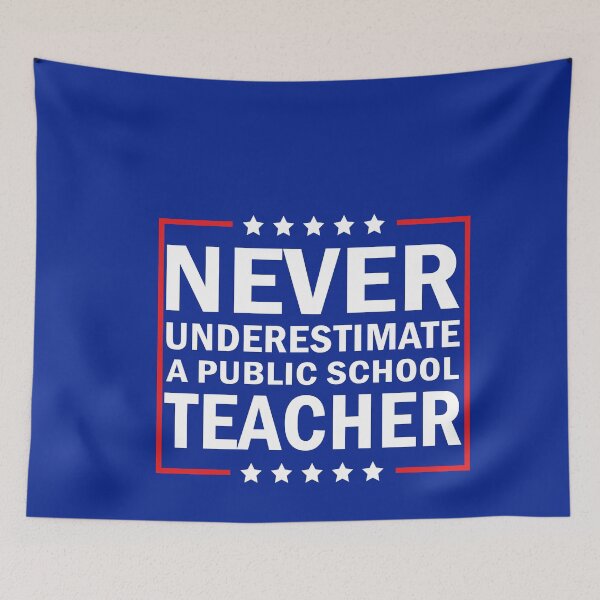 Item preview, Never Underestimate A Public School  designed and sold by anaotradnova.