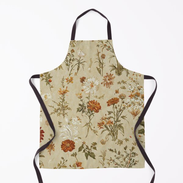 Item preview, Earthy Wildflower Toile de Jouy Pattern designed and sold by SeamPix.