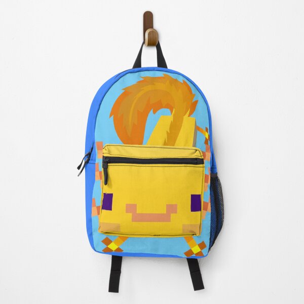 Item preview, Minecraft Axolotl Backpack (gold) designed and sold by TrippyTooni.