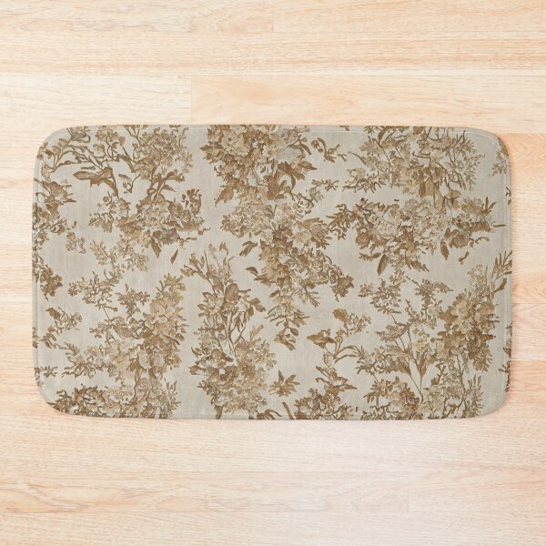 Item preview, Rustic Wildflower Toile de Jouy Pattern designed and sold by SeamPix.