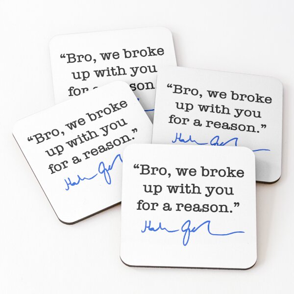 Item preview, Bro we broke up with you for a reason - Hakeem Jeffries (black Blue signature) designed and sold by Thelittlelord.