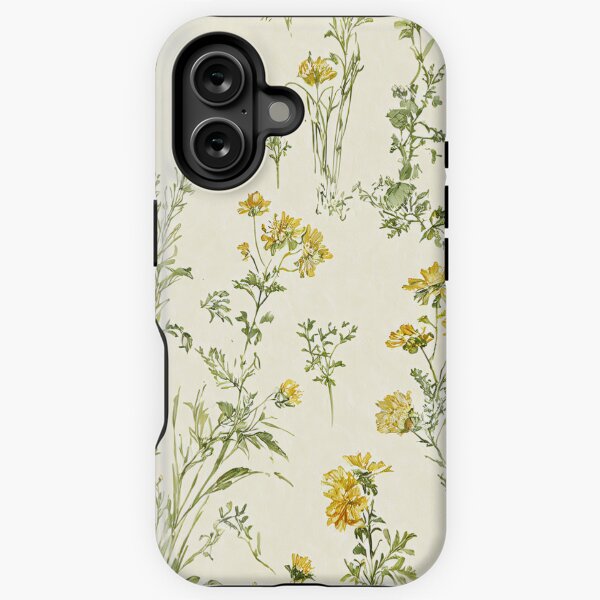Item preview, Modern Wildflower Toile de Jouy Pattern designed and sold by SeamPix.