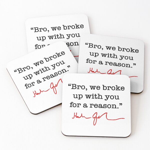 Item preview, Bro we broke up with you for a reason - Hakeem Jeffries (black red signature) designed and sold by Thelittlelord.