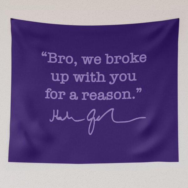 Item preview, Bro we broke up with you for a reason - Hakeem Jeffries (lavender signature) designed and sold by Thelittlelord.