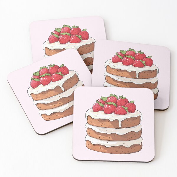 Item preview, Strawberry Sponge Cake designed and sold by sakurashorty.