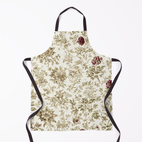 Item preview, Vintage Wildflower Toile de Jouy Pattern designed and sold by SeamPix.