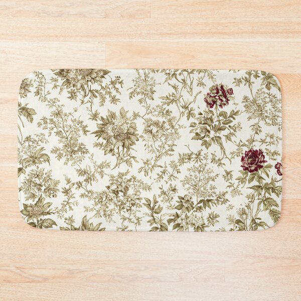 Item preview, Vintage Wildflower Toile de Jouy Pattern designed and sold by SeamPix.
