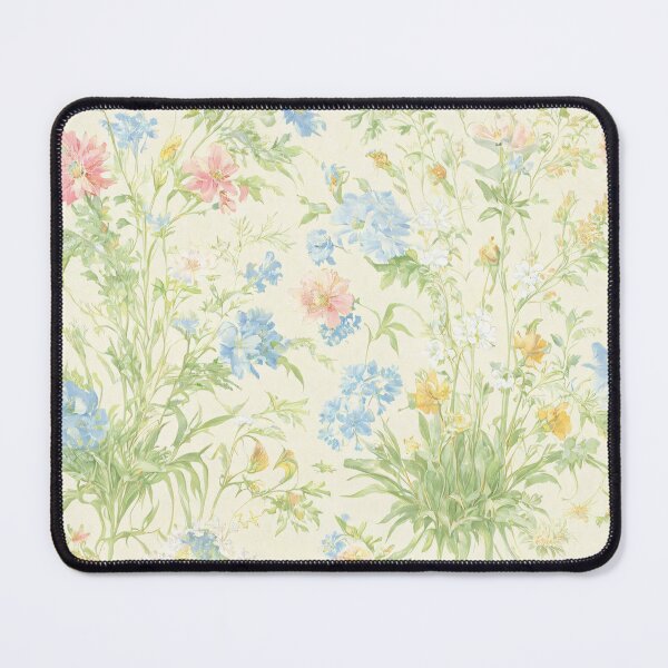 Item preview, Soft Pastel Wildflower Toile de Jouy Pattern designed and sold by SeamPix.