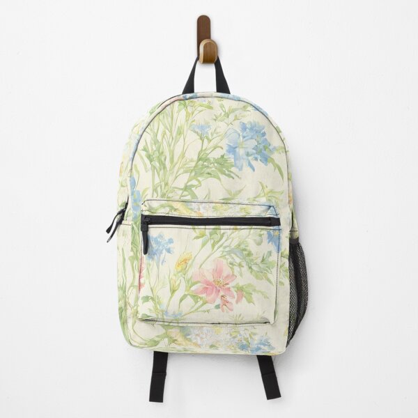 Item preview, Soft Pastel Wildflower Toile de Jouy Pattern designed and sold by SeamPix.