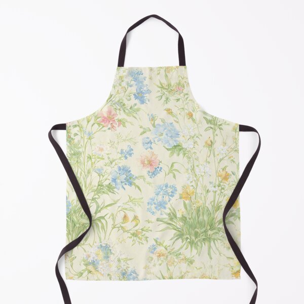 Item preview, Soft Pastel Wildflower Toile de Jouy Pattern designed and sold by SeamPix.