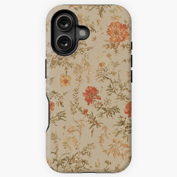 Item preview, Earthy Wildflower Toile de Jouy Pattern designed and sold by SeamPix.