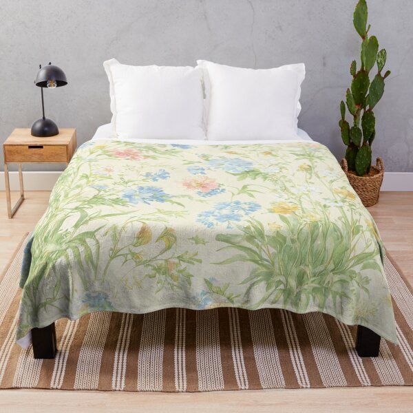 Item preview, Soft Pastel Wildflower Toile de Jouy Pattern designed and sold by SeamPix.