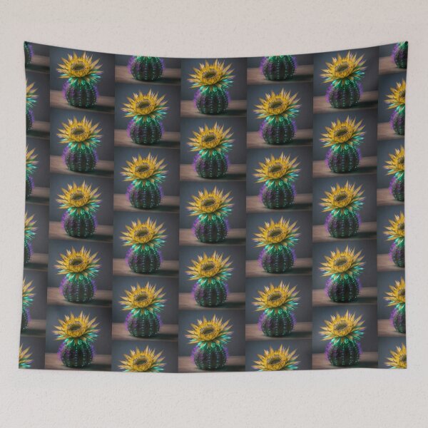 Item preview, Blooming Cactus designed and sold by BestArtByArvind.