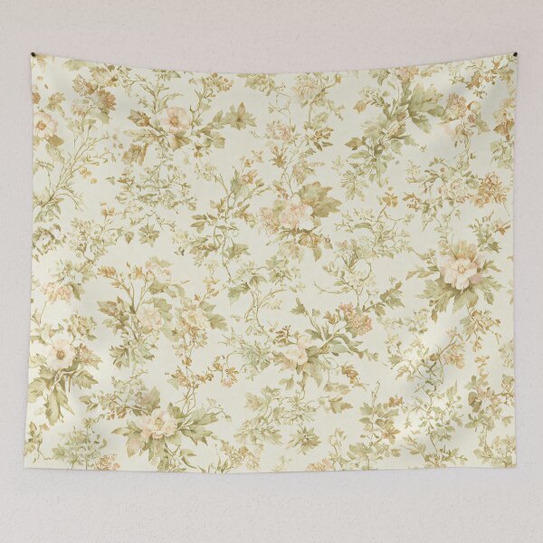 Item preview, Charming Wildflower Toile de Jouy Pattern designed and sold by SeamPix.