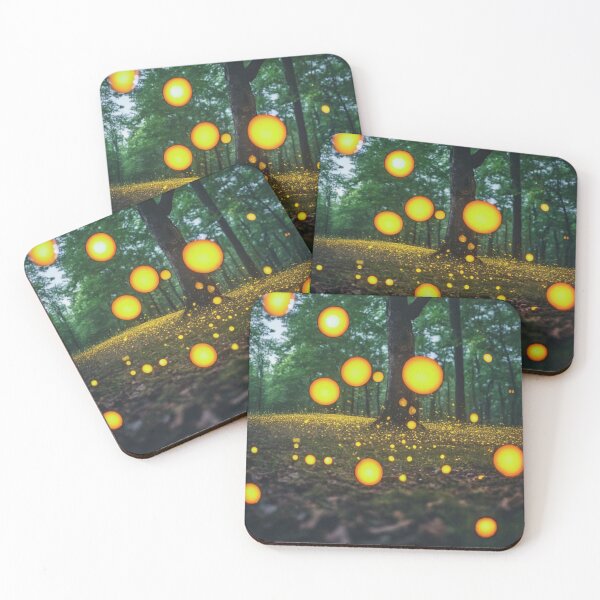 Item preview, Enchanting Firefly Forest designed and sold by BestArtByArvind.