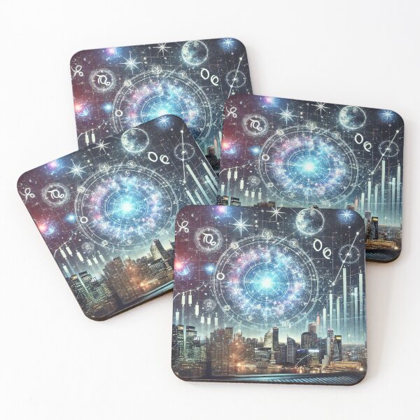 Item preview, "Financial Astrology: Unlocking the Cosmic Code for Market Success." designed and sold by VibeTrendzLab.
