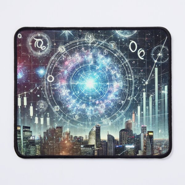 Item preview, "Financial Astrology: Unlocking the Cosmic Code for Market Success." designed and sold by VibeTrendzLab.