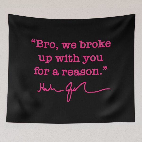 Item preview, Bro we broke up with you for a reason - Hakeem Jeffries (hot pink signature) designed and sold by Thelittlelord.
