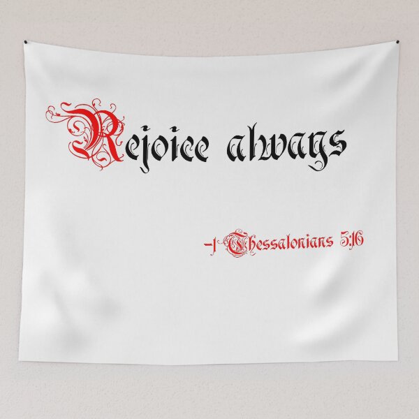 Item preview, 1 Thessalonians 5:16 Rejoice always designed and sold by skyline-abe.
