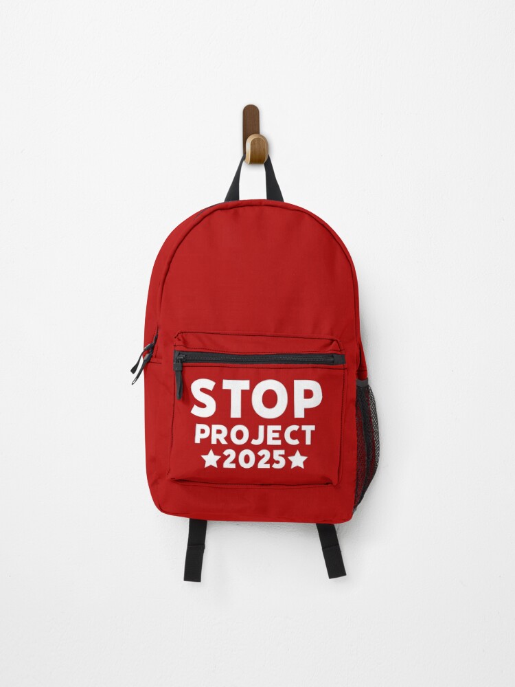 Thumbnail 1 of 3, Backpack, Stop project 2025 designed and sold by RACHELDF.