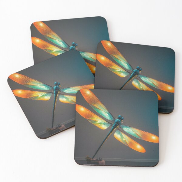 Item preview, Glowing Dragonfly designed and sold by BestArtByArvind.