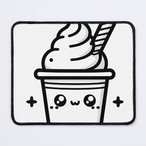Item preview, Cute Kawaii Yoghurt with Sparkles designed and sold by limonadashop.