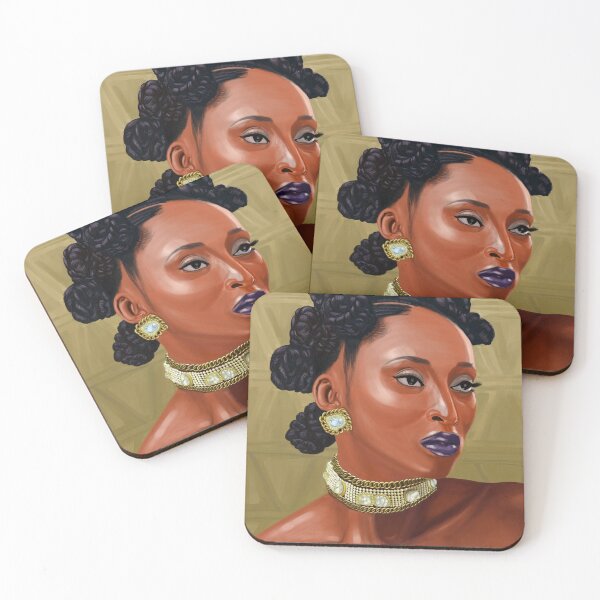 Item preview, Beautiful black woman with African hairstyle designed and sold by sosawyerr.