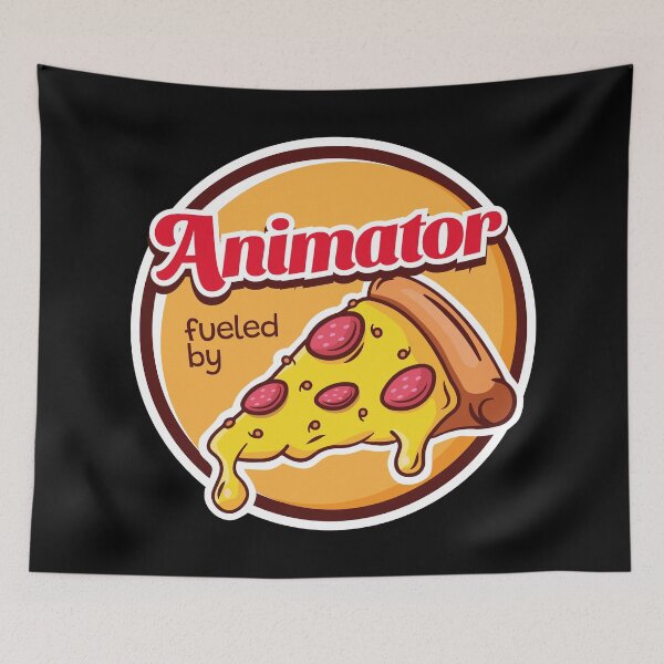 Item preview, Animator Fueled by Pizza designed and sold by MaryAller.