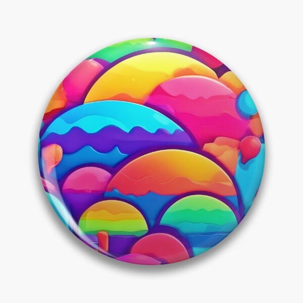 Item preview, Vibrant Bubble Cityscape designed and sold by Health And Fitness Posts e-Store.