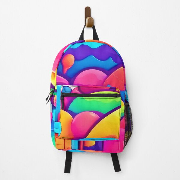 Item preview, Vibrant Bubble Cityscape designed and sold by Health And Fitness Posts e-Store.