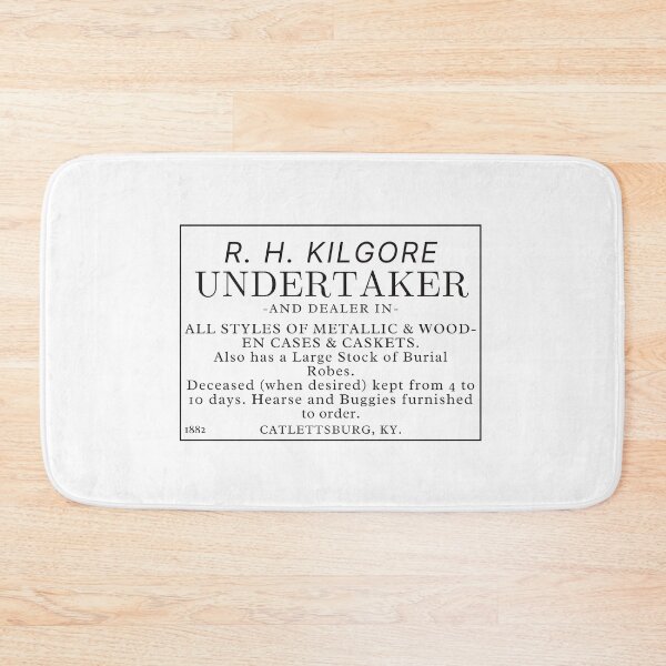 Item preview,  R.H. Kilgore Undertaker designed and sold by JoezPlace.