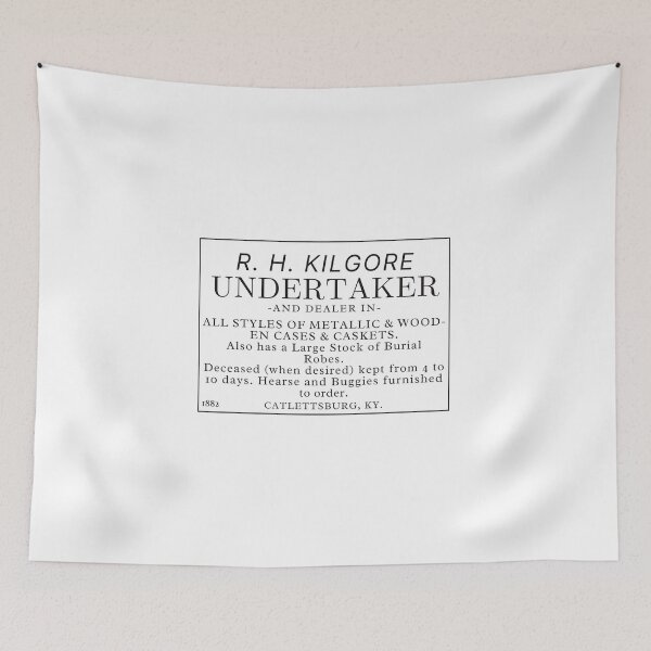 Item preview,  R.H. Kilgore Undertaker designed and sold by JoezPlace.