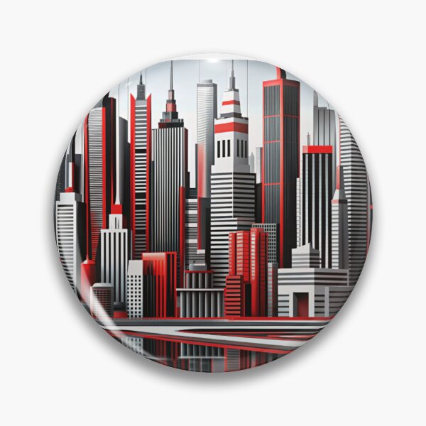 Item preview, city buildings designed and sold by NBento.