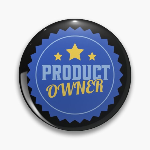 Item preview, Product owner, for the PI planning, backlog refinment , gift for agile coworker, planning poker designed and sold by Dahlann.