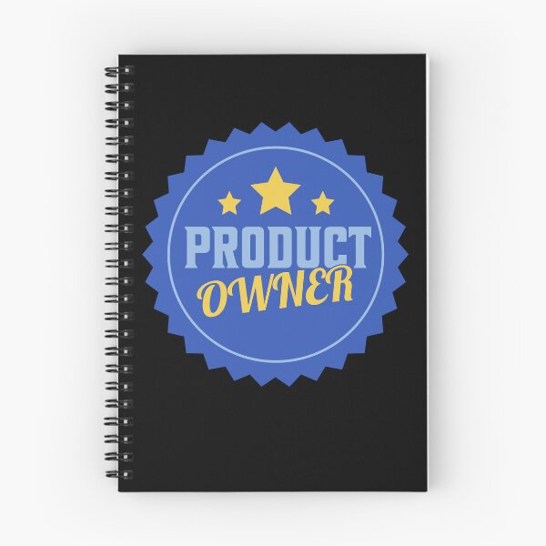 Item preview, Product owner, for the PI planning, backlog refinment , gift for agile coworker, planning poker designed and sold by Dahlann.