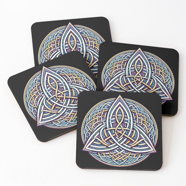 Item preview, Trinity Knot Triquetra Celtic Knot Neon Celtic Eternity designed and sold by HolidayT-Shirts.