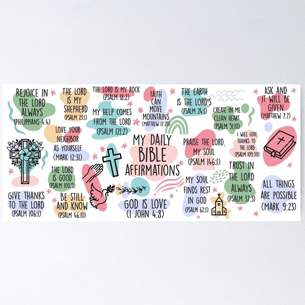 Item preview, My Daily Bible Verse Affirmations: Faith & Inspiration designed and sold by Margival.